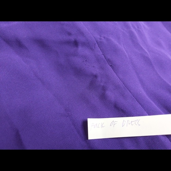 2x 👯♀️Host Pick⚡️Donna Morgan Anne Strapless Chiffon Dress- w/ flaws - Picture 15 of 16